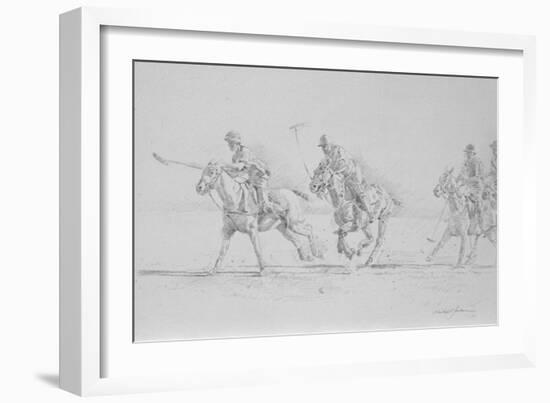 Polo Sketch-Michael Jackson-Framed Giclee Print