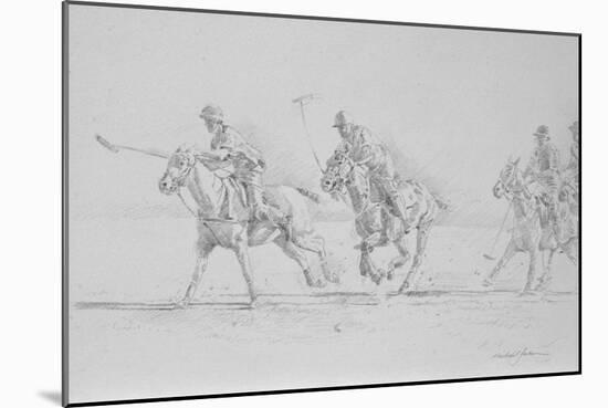 Polo Sketch-Michael Jackson-Mounted Giclee Print