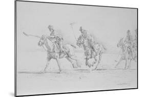 Polo Sketch-Michael Jackson-Mounted Giclee Print