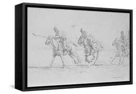 Polo Sketch-Michael Jackson-Framed Stretched Canvas