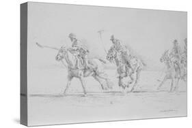 Polo Sketch-Michael Jackson-Stretched Canvas