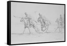 Polo Sketch-Michael Jackson-Framed Stretched Canvas