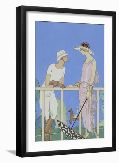 Polo-Georges Barbier-Framed Giclee Print