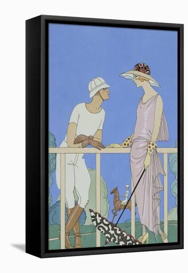 Polo-Georges Barbier-Framed Stretched Canvas