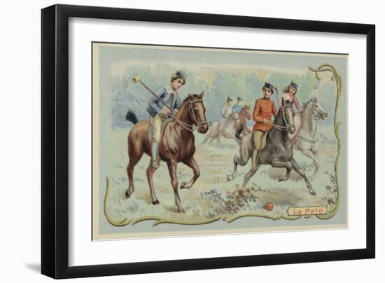 Polo-null-Framed Giclee Print