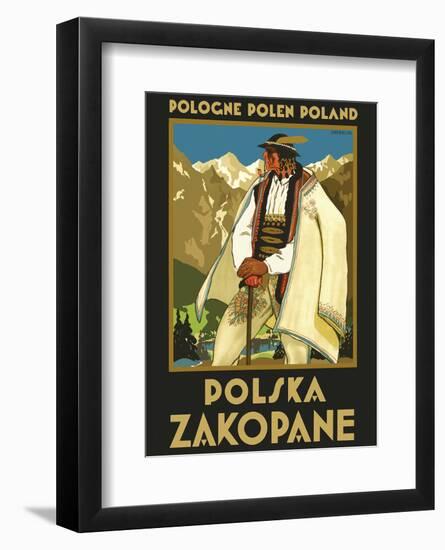 Pologne Polen Poland - Polska Zakopane (Poland resort town of Zakopane)-Stefan Norblin-Framed Art Print