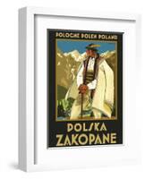 Pologne Polen Poland - Polska Zakopane (Poland resort town of Zakopane)-Stefan Norblin-Framed Art Print