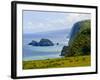 Pololu Valley, Kapaau Coast, Big Island, Hawaii, United States of America, Pacific, North America-Michael DeFreitas-Framed Photographic Print