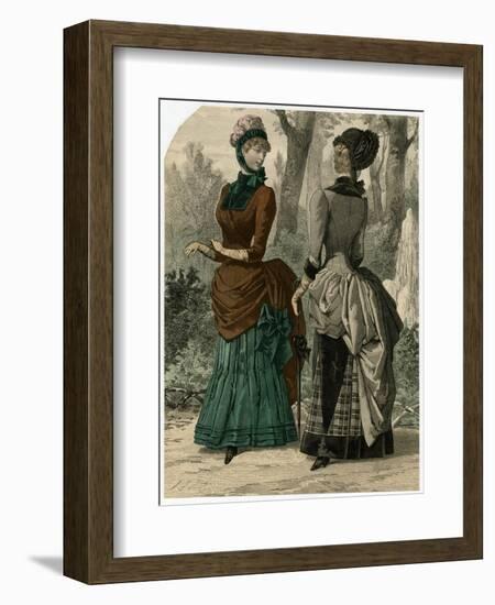 Polonaise Dresses 1882-null-Framed Art Print