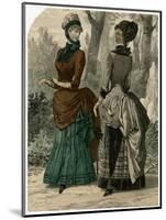 Polonaise Dresses 1882-null-Mounted Art Print