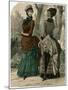 Polonaise Dresses 1882-null-Mounted Art Print