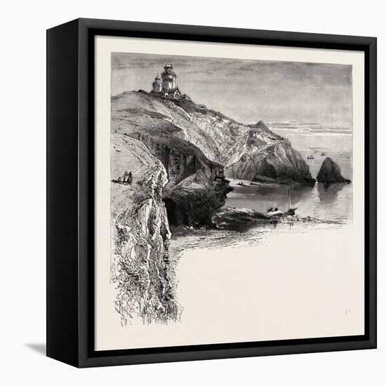 Polpeor, the South Coast, UK, 19th Century-null-Framed Stretched Canvas