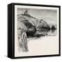 Polpeor, the South Coast, UK, 19th Century-null-Framed Stretched Canvas