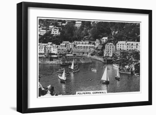 Polperro, Cornwall, 1936-null-Framed Giclee Print