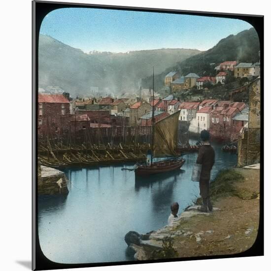 Polperro, Cornwall, Late 19th or Early 20th Century-null-Mounted Giclee Print