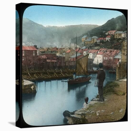 Polperro, Cornwall, Late 19th or Early 20th Century-null-Stretched Canvas
