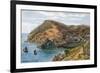 Polperro, from the Cliffs-Alfred Robert Quinton-Framed Giclee Print