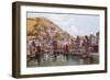 Polperro Harbour-Alfred Robert Quinton-Framed Giclee Print