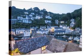 Polperro is a Village with Beautiful Ancient Houses along a Canal-Guido Cozzi-Stretched Canvas