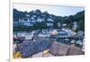 Polperro is a Village with Beautiful Ancient Houses along a Canal-Guido Cozzi-Framed Photographic Print