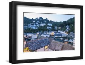 Polperro is a Village with Beautiful Ancient Houses along a Canal-Guido Cozzi-Framed Photographic Print