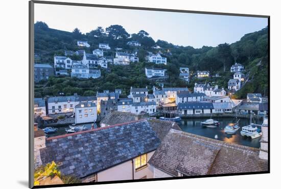 Polperro is a Village with Beautiful Ancient Houses along a Canal-Guido Cozzi-Mounted Photographic Print