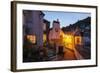 Polperro is a Village with Beautiful Ancient Houses along a Canal-Guido Cozzi-Framed Photographic Print