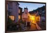 Polperro is a Village with Beautiful Ancient Houses along a Canal-Guido Cozzi-Framed Photographic Print