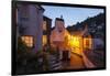 Polperro is a Village with Beautiful Ancient Houses along a Canal-Guido Cozzi-Framed Photographic Print