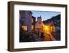 Polperro is a Village with Beautiful Ancient Houses along a Canal-Guido Cozzi-Framed Photographic Print