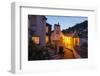 Polperro is a Village with Beautiful Ancient Houses along a Canal-Guido Cozzi-Framed Photographic Print