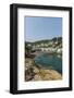 Polperro is a Village with Beautiful Ancient Houses along a Canal-Guido Cozzi-Framed Photographic Print