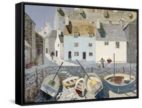 Polperro-Eric Hains-Framed Stretched Canvas