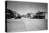 Polson, Montana - Main Street-Lantern Press-Stretched Canvas