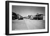 Polson, Montana - Main Street-Lantern Press-Framed Art Print