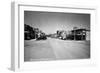 Polson, Montana - Main Street-Lantern Press-Framed Art Print