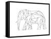 Poly Elephant-Pam Varacek-Framed Stretched Canvas