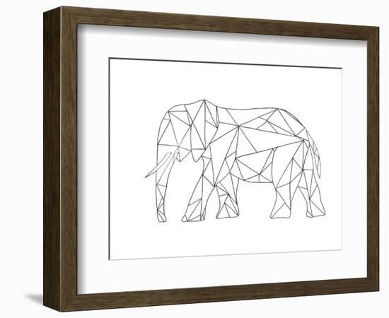 Poly Elephant-Pam Varacek-Framed Art Print