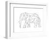 Poly Elephant-Pam Varacek-Framed Art Print