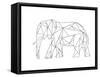 Poly Elephant-Pam Varacek-Framed Stretched Canvas