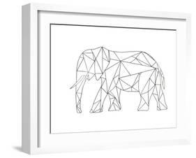 Poly Elephant-Pam Varacek-Framed Art Print