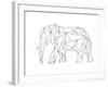 Poly Elephant-Pam Varacek-Framed Art Print