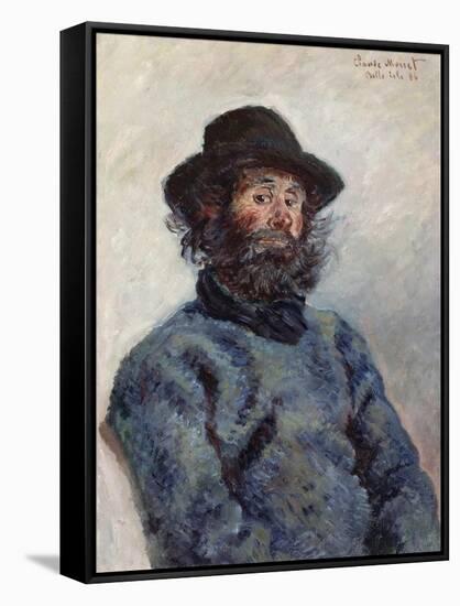 Poly, Fisherman at Belle-Ile, 1886-Claude Monet-Framed Stretched Canvas