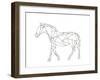 Poly Horse-Pam Varacek-Framed Art Print