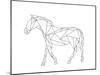 Poly Horse-Pam Varacek-Mounted Art Print