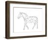 Poly Horse-Pam Varacek-Framed Art Print