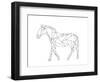 Poly Horse-Pam Varacek-Framed Art Print
