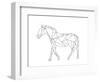 Poly Horse-Pam Varacek-Framed Art Print