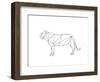 Poly Lion-Pam Varacek-Framed Art Print