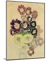 Polyanthus, Walberswick, 1915-Charles Rennie Mackintosh-Mounted Giclee Print